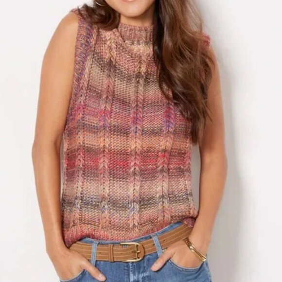 Evereve Sleeveless Knit Top/Sweater Vest - Picture 1 of 6